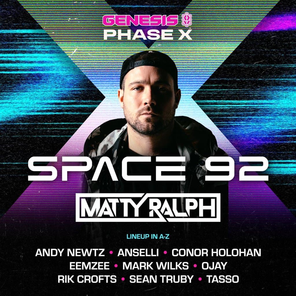 Genesis "PHASE X" Pres SPACE 92 at Wav Liverpool